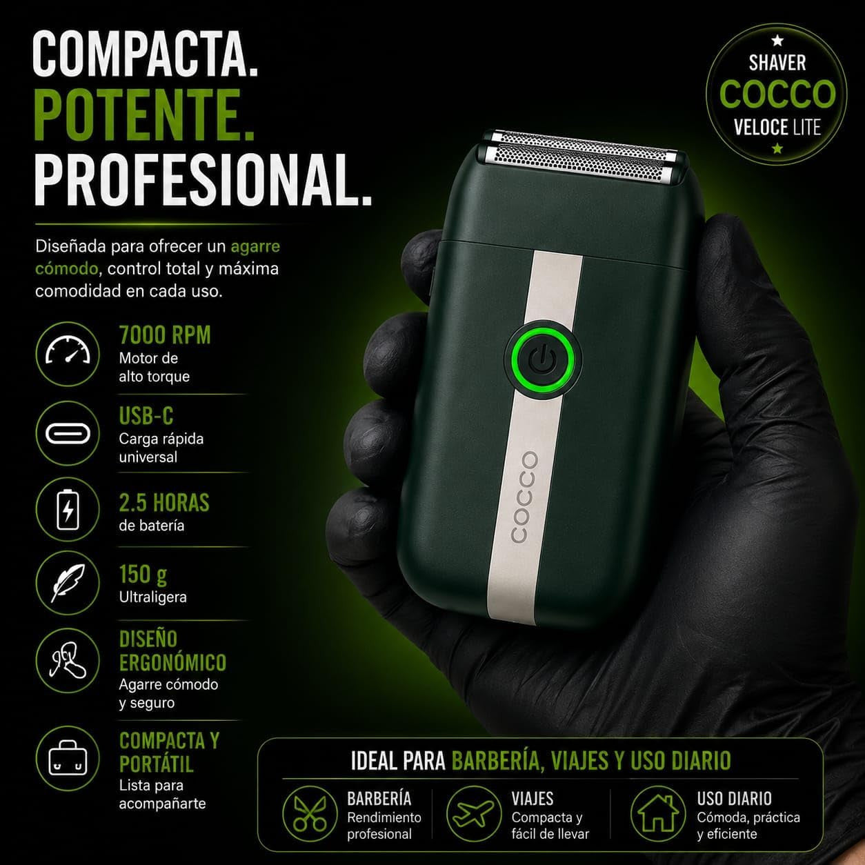 COCCO Veloce Lite Cordless Shaver - product image 9
