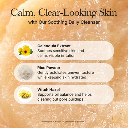 ARENCIA Calendula Rice Mochi Cleanser (1.76oz)