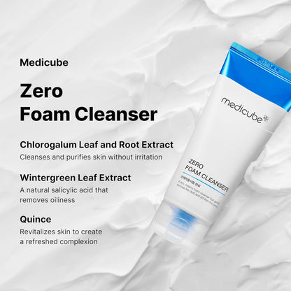 MEDICUBE Zero Foam Cleanser (4.05 oz)