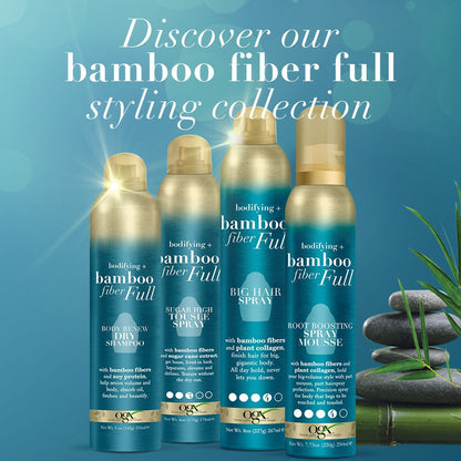 OGX Bamboo Fiber Full Root Boosting Spray Mousse