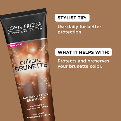 John Frieda Brilliant Brunette Color Vibrancy Multi-Tone Shampoo