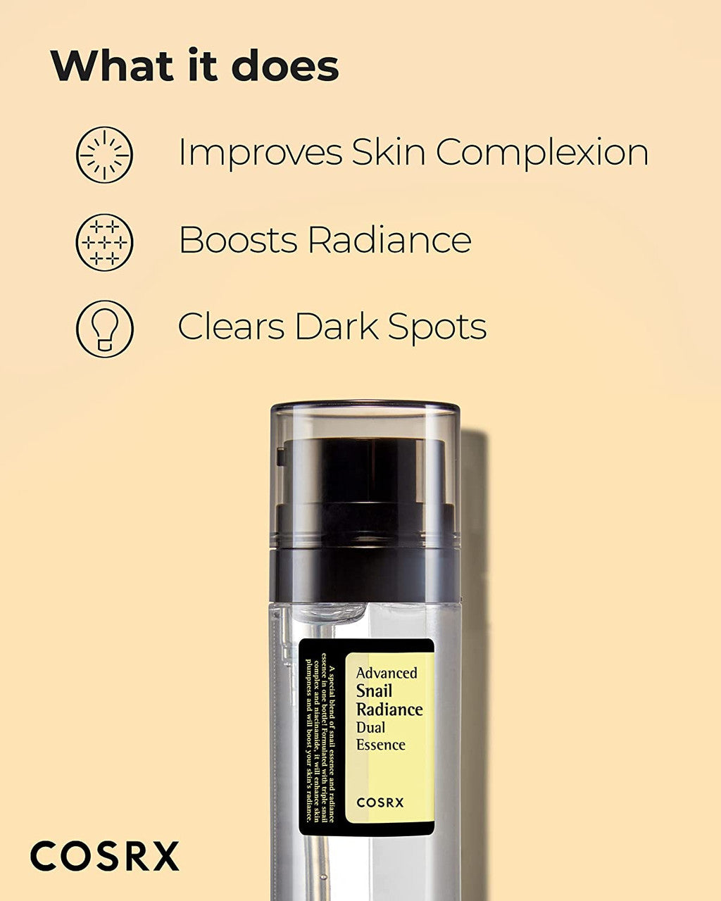 COSRX Advanced Snail Radiance Dual Essence (2.7 oz)