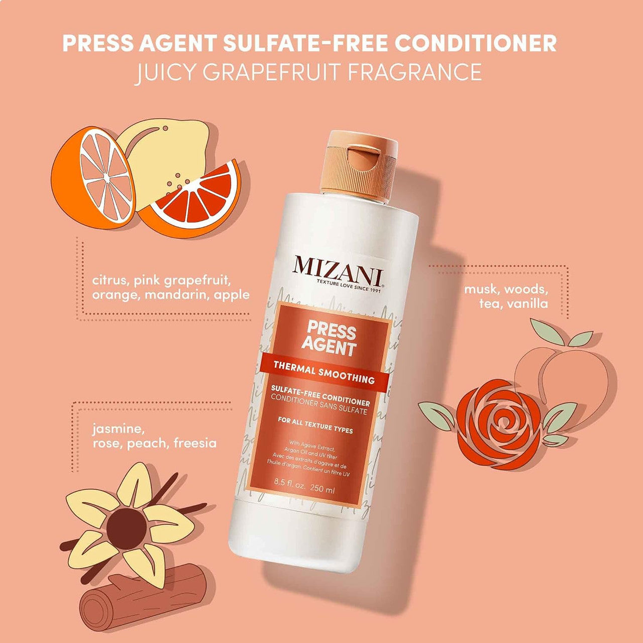 MIZANI Press Agent Smoothing Sulfate-Free Conditioner