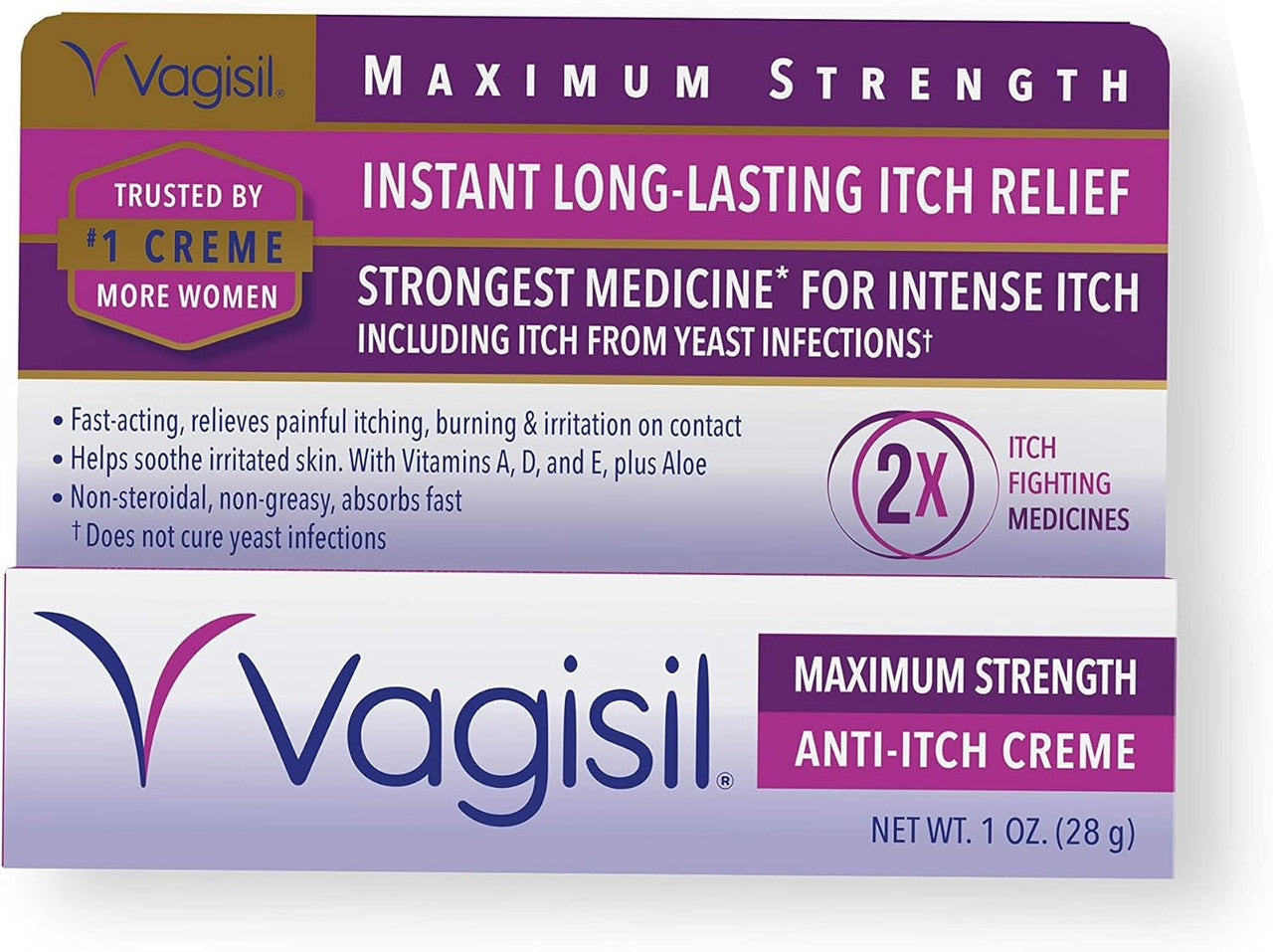 VAGISIL Maximum Strength Feminine Anti-Itch Cream - Regular