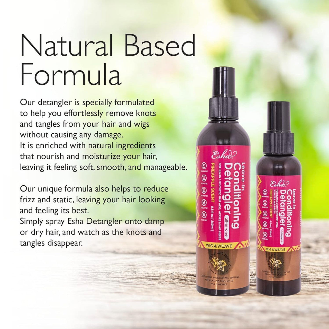 ESHA Wig & Weave Leave-In Conditioner & Detangler