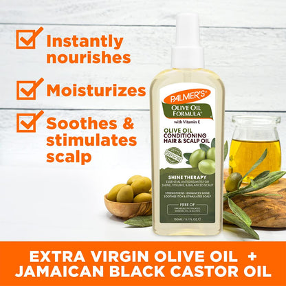 Palmer's Olive Oil Formula Shine Therapy Hair & Scalp Oil (5.1 oz)