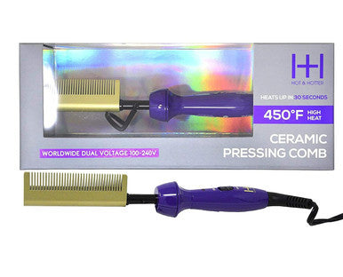 [WHOLESALE] Annie Hot & Hotter Ceramic Electrical Pressing Comb (x 3 )