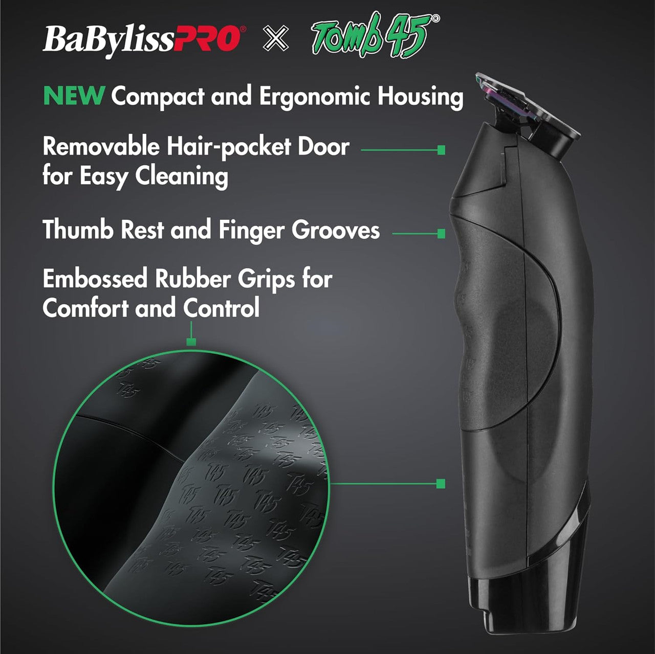 BaBylissPRO Fx Tomb45 Wireless-Charging Trimmer