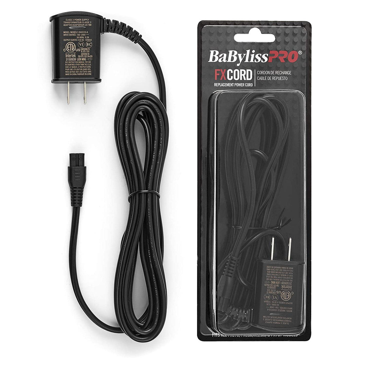 BaBylissPRO Replacement Foil Shaver Power Cords