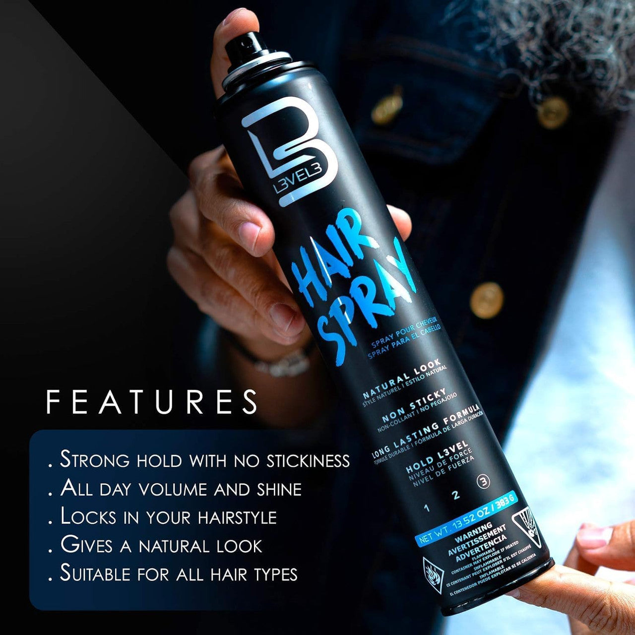 LEVEL 3 Hair Spray (3.53oz)