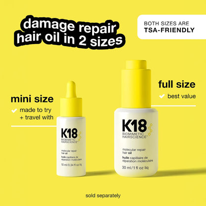 K18 Molecular Repair Hair Oil (0.34oz)