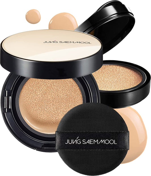 [JUNG SAEM MOOL] Essential Skin Nuder Cushion Refill Included (Fair Light)