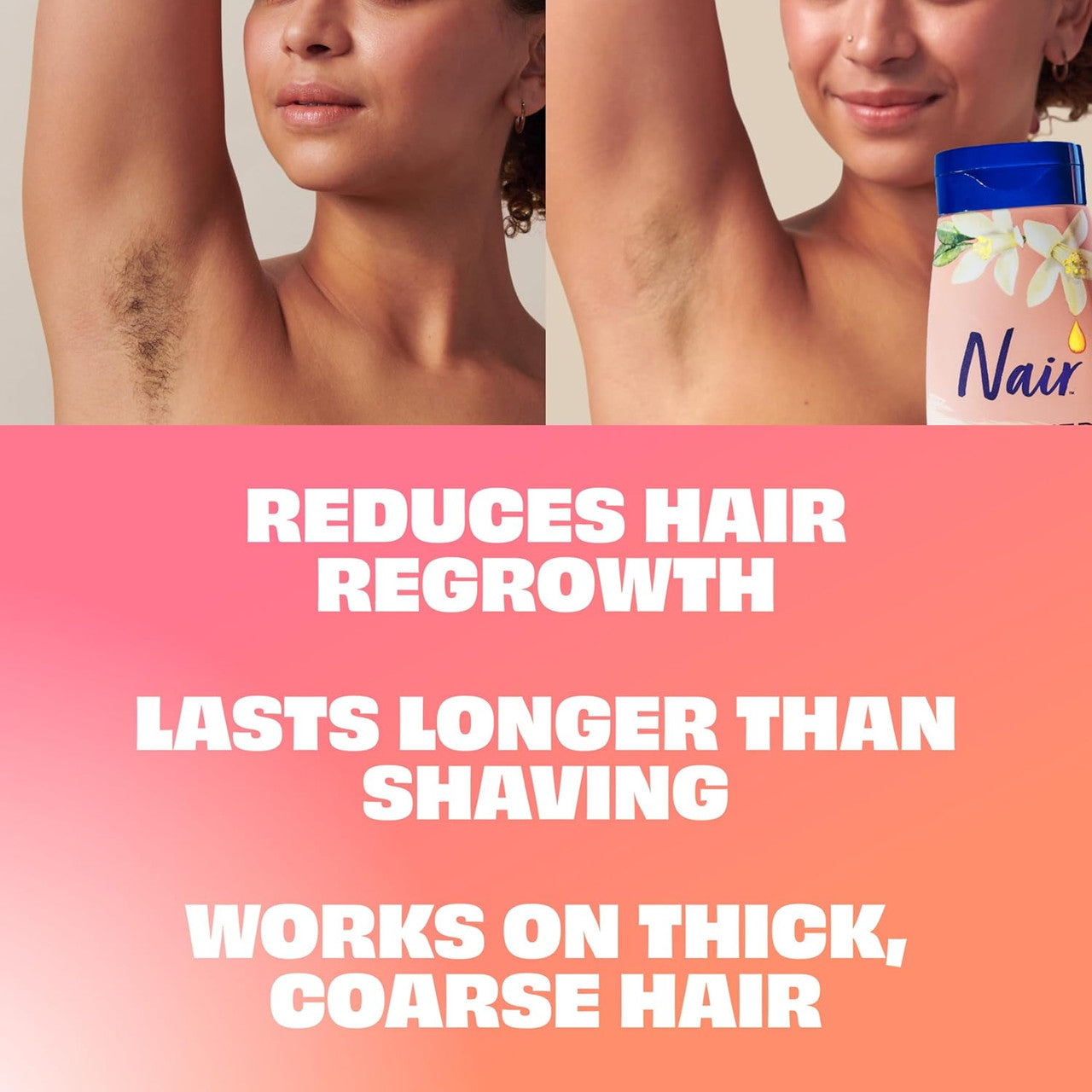 NAIR Hair Remover Cream Nourish Shower Power Moroccan Argan Oil