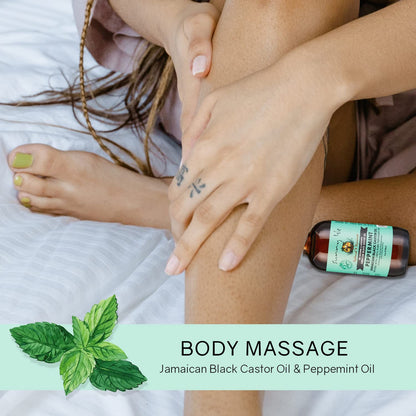 Sunny Isle Jamaican Black Castor Oil - Peppermint (4oz)