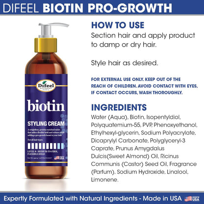 DIFEEL Biotin Styling Cream (12oz)