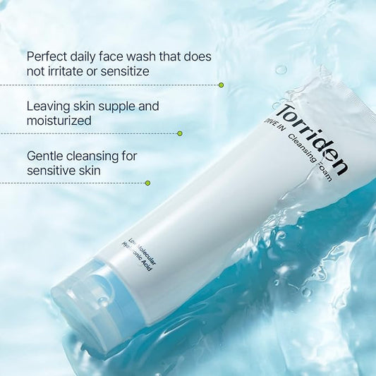 TORRIDEN DIVE IN Low Molecular Hyaluronic Acid Cleansing Foam (5.07 oz)