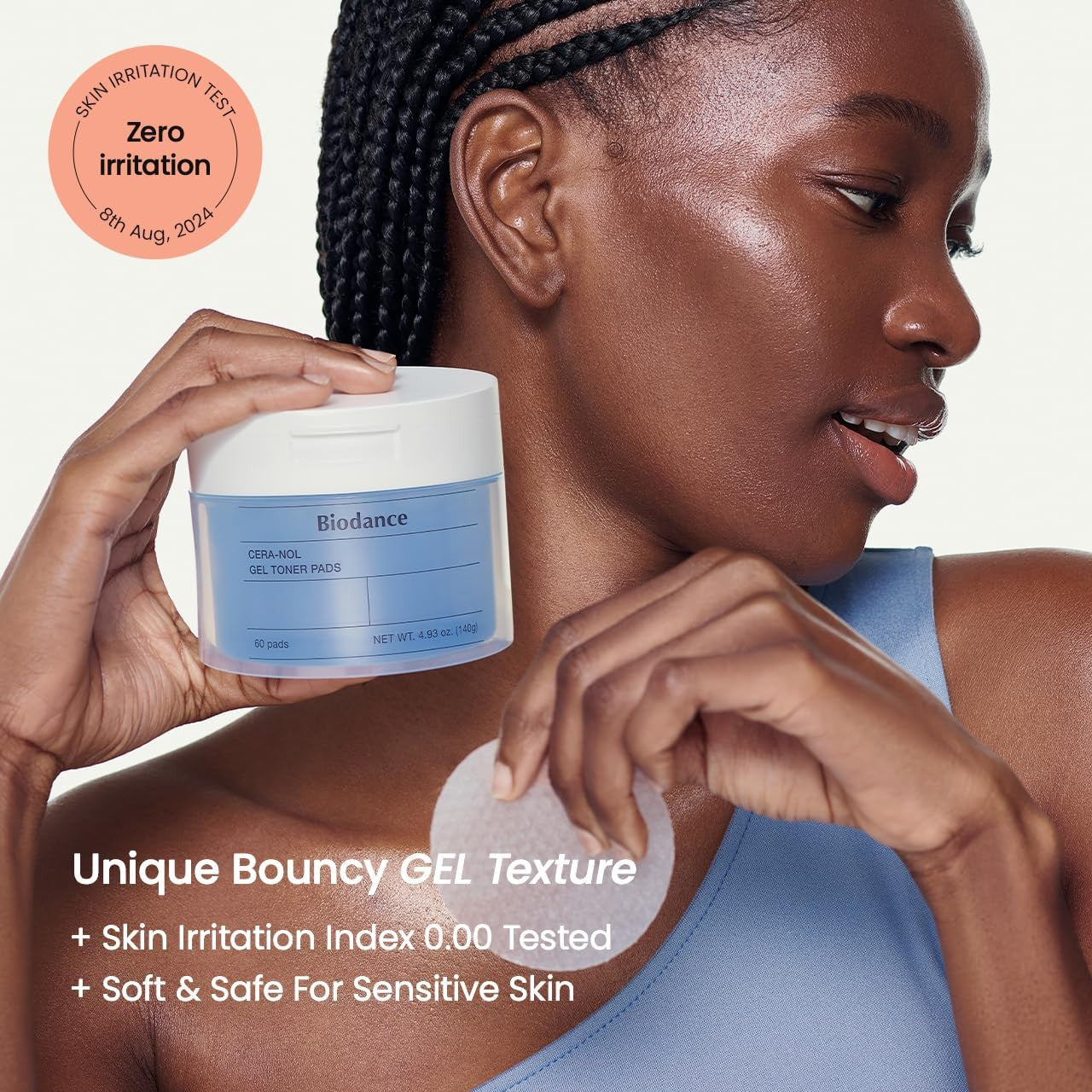 BIODANCE Cera-NOL Gel Toner Pads (60 Pads)