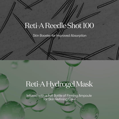 VT COSMETICS Reti-A Reedle Shot 100 2-Step Hydrogel Mask (1Sheet)