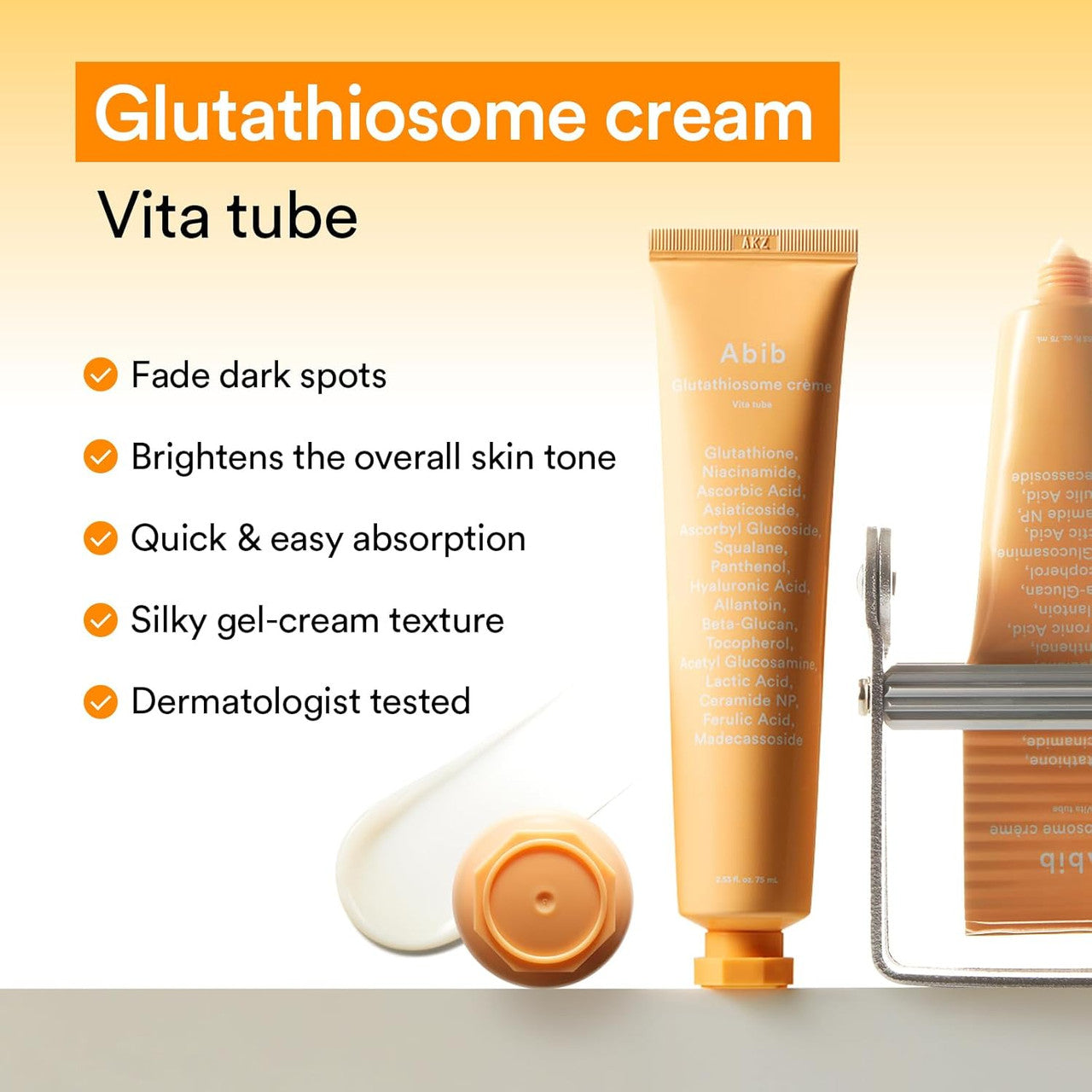 [Abib] Glutathiosome Creme Vita Tube (2.53 oz)