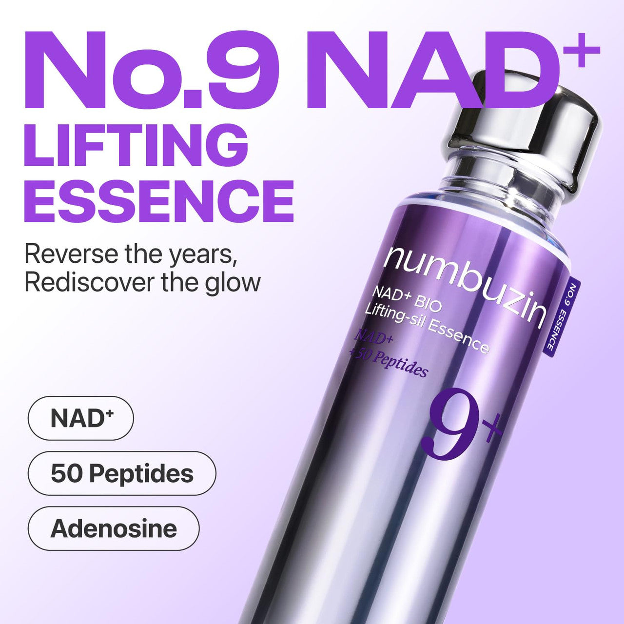 NUMBUZIN No.9 Essence | NAD+ BIO Lifting Essence (1.69oz)