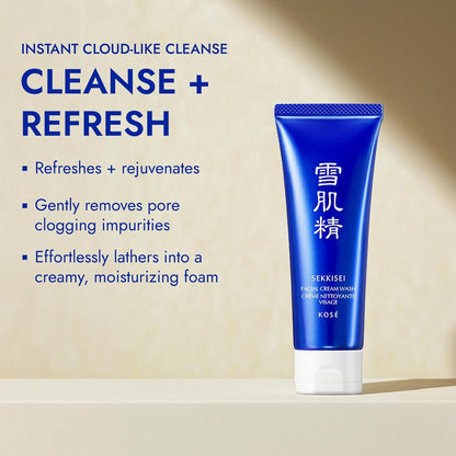KOSE SEKKISEI Facial Cream Wash (4.58 oz)