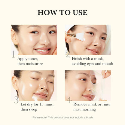 MEDICUBE Kojic Acid Turmeric Overnight Wrapping Peel Off Mask (2.53 oz)