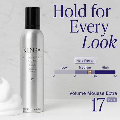 KENRA Professional Volume Mousse Extra 17 Firm Hold (8oz)