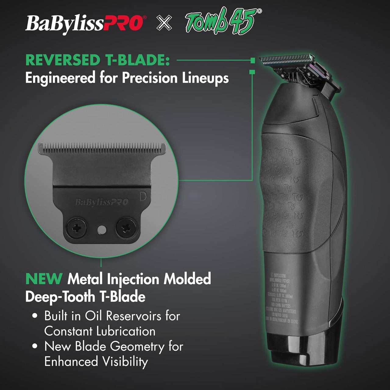 BaBylissPRO Fx Tomb45 Wireless-Charging Trimmer