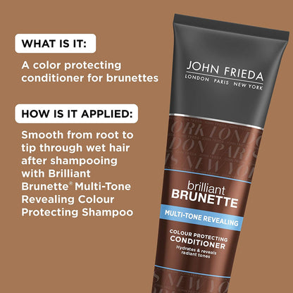 John Frieda Brilliant Brunette Multi-Tone Revealing Color Protecting Conditioner
