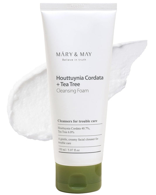 MARY & MAY Houttuynia Cordata Tea Tree Deep Clean Foam (5.07oz)
