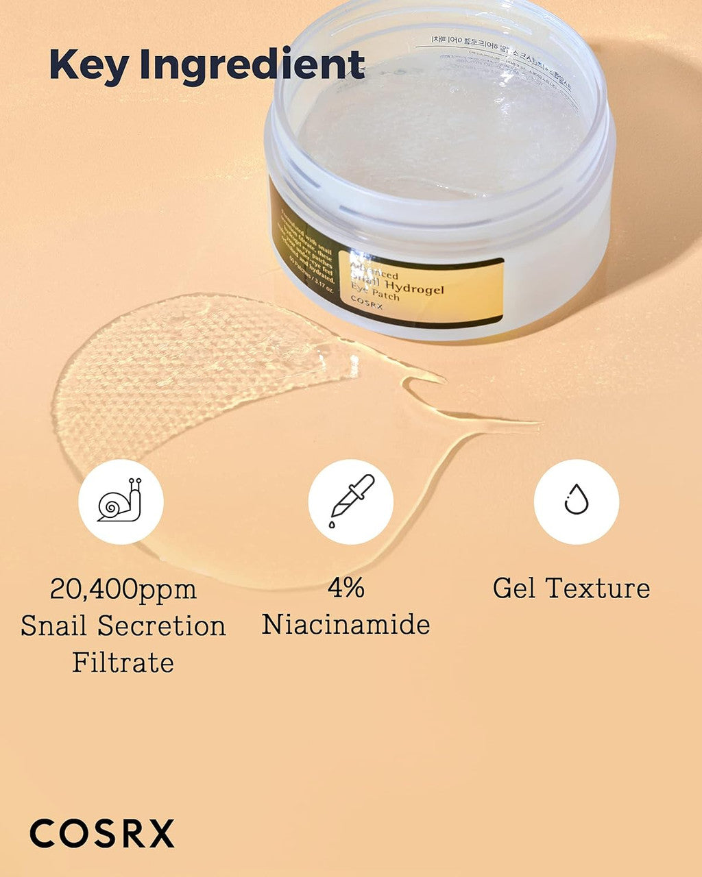 COSRX Advanced Snail Hydrogel Eye Patch (60 Patches)