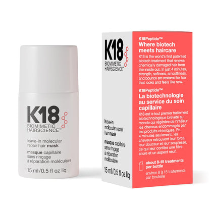 K18 Leave-In Molecular Repair Hair Mask (0.5oz)