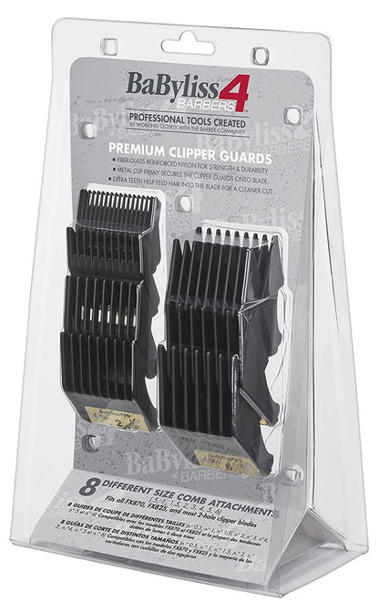 BaBylissPRO 8pc Premium Clipper Guard Set (FXCPCG)