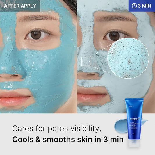MEDICUBE Zero Pore Blackhead Mud Facial Mask (3.52oz)