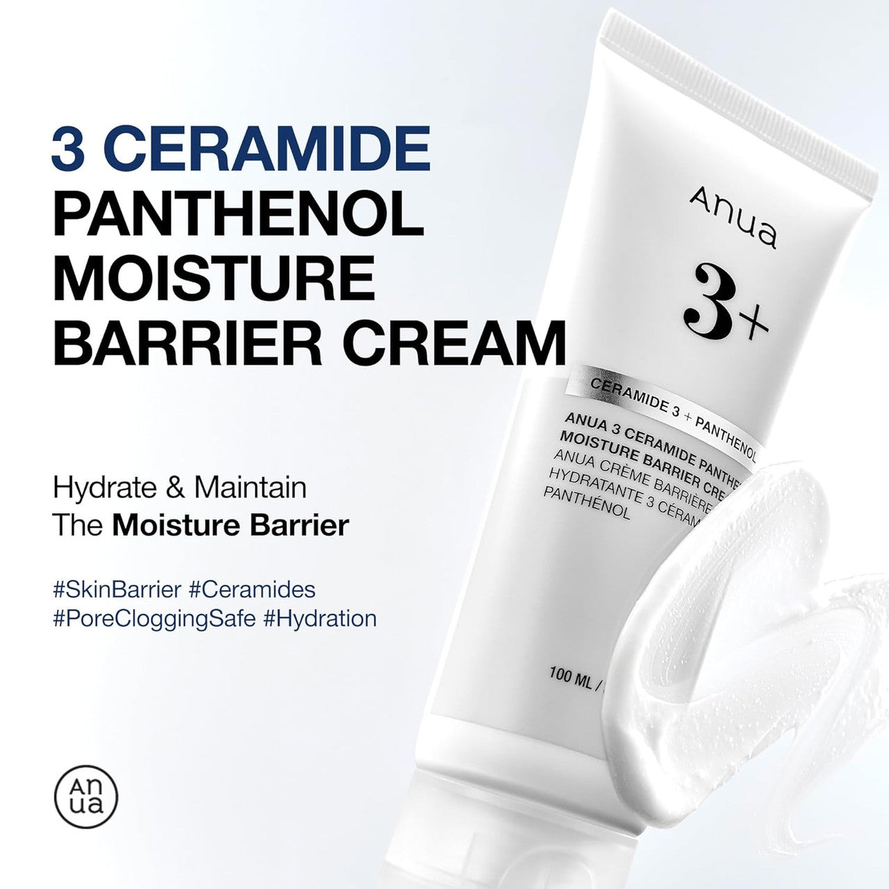 Anua Ceramide Panthenol Moisture Barrier Cream (3.38 oz)