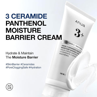 Anua Ceramide Panthenol Moisture Barrier Cream (3.38 oz)