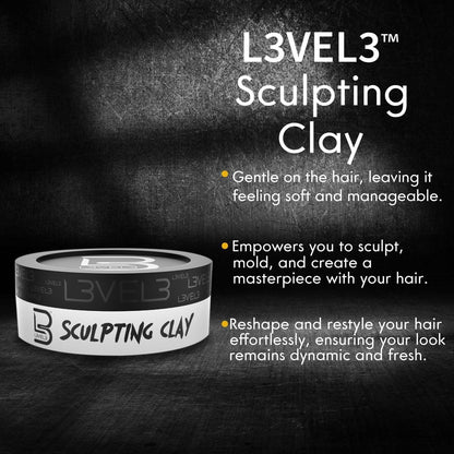 LEVEL 3 Hair Sculpting Clay (5.07oz)