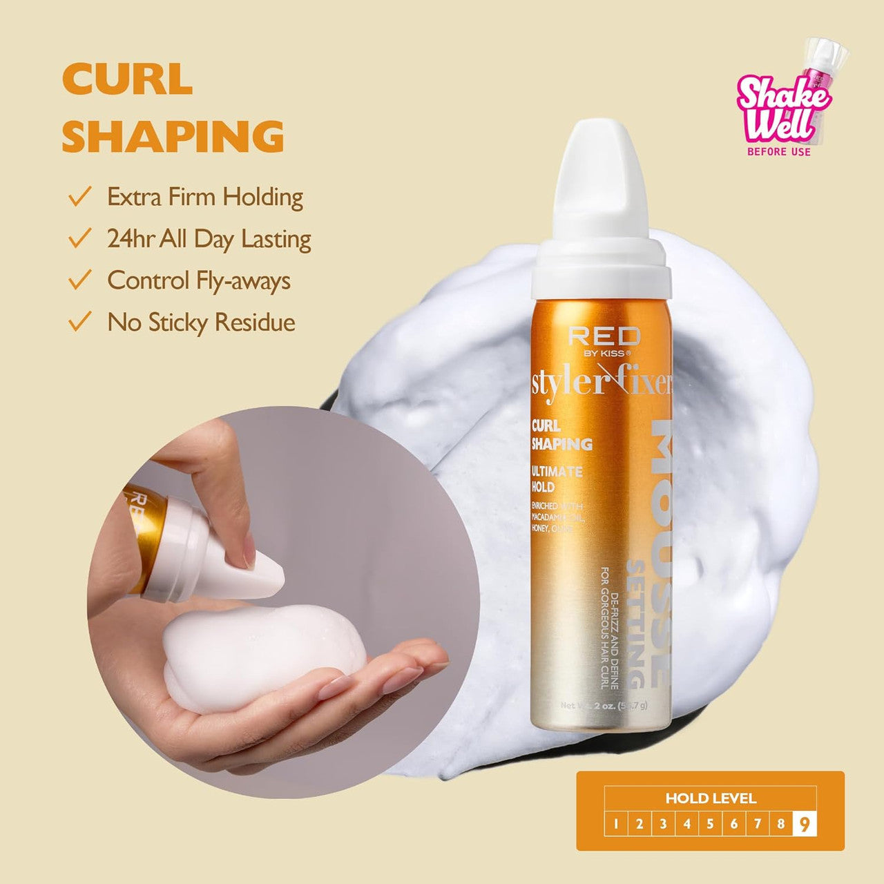 RED Styler Fixer Setting Mousse