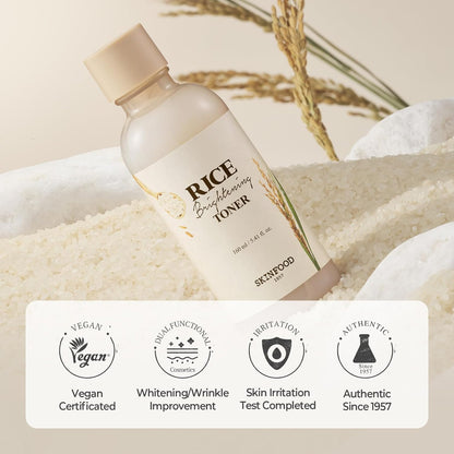 [SKINFOOD] Rice Brightening Toner (5.4oz)