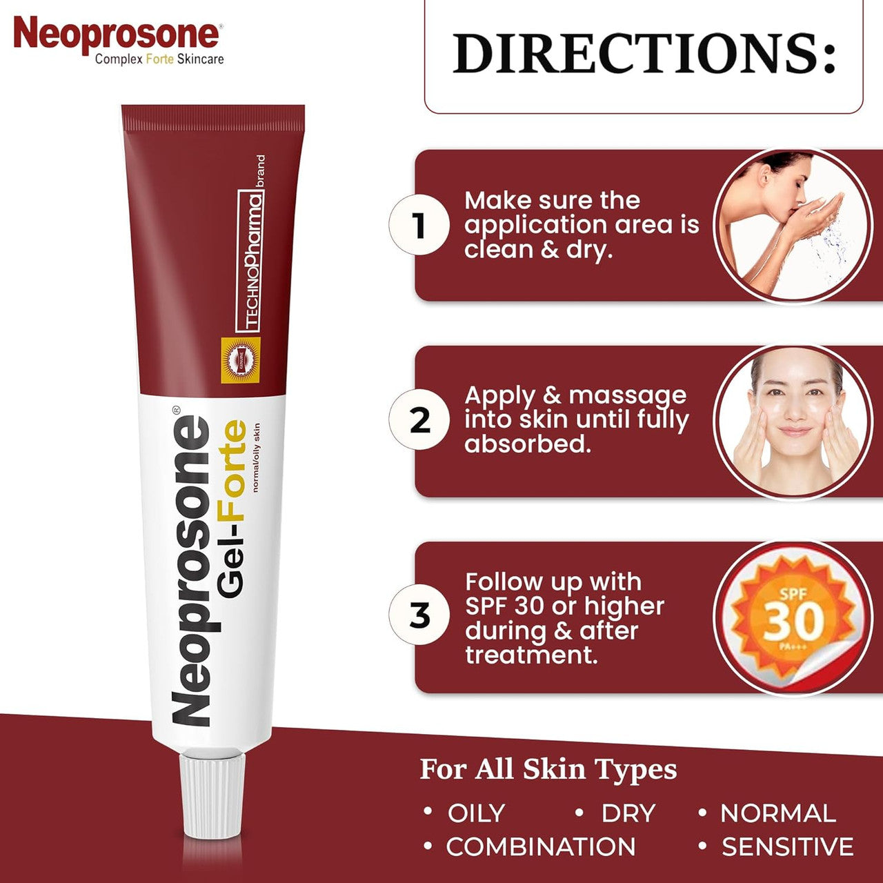 NEOPROSONE Skin Brightening Gel (1oz)