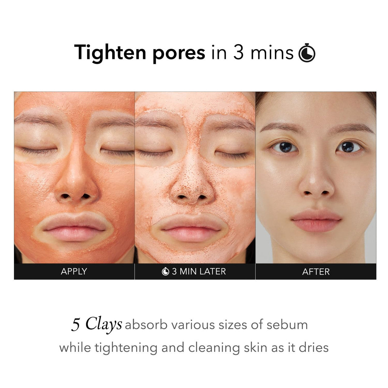 APRILSKIN Carrotene IPMP™ Quick Dry Pore Tightening Clay Mask (3.52oz)