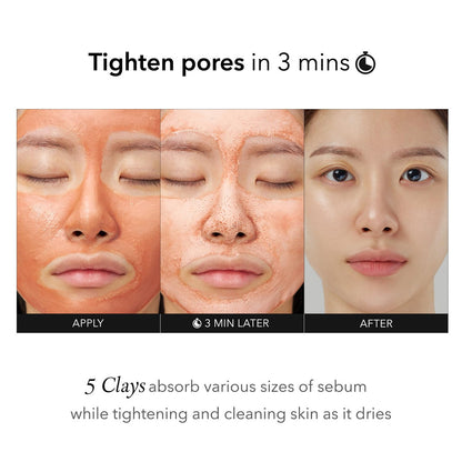 APRILSKIN Carrotene IPMP™ Quick Dry Pore Tightening Clay Mask (3.52oz)