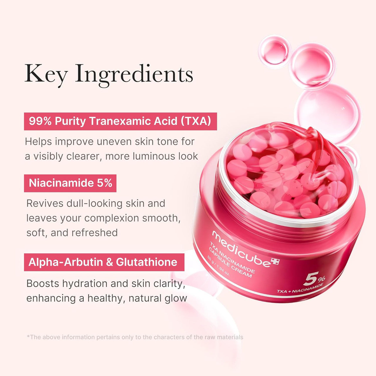 MEDICUBE TXA Niacinamide Capsule Cream (1.94oz)