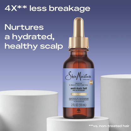 Shea Moisture Biotin & Multi-Peptide Scalp & Hair Oil (2oz)