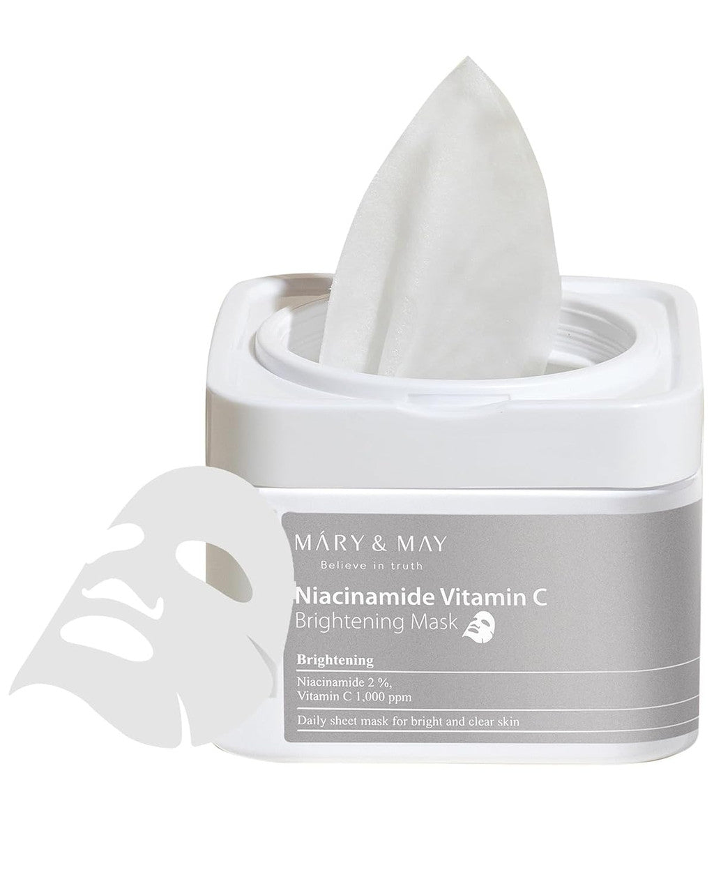 MARY & MAY Niacinamide Vitamin C Mask (30Sheets)