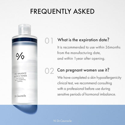 DR. CEURACLE Pro Balance Biotics Toner (10.14oz)