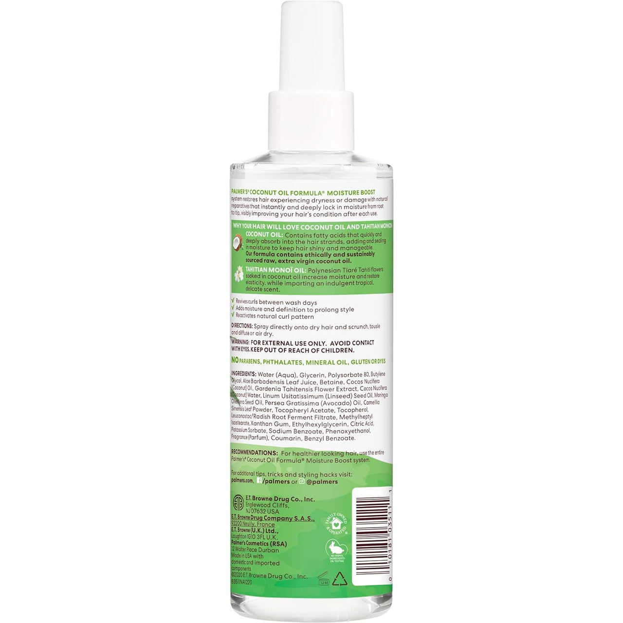 Palmers Coconut Oil Moisture Boost Curl Refresher (6.7 oz)
