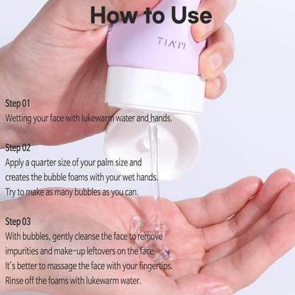 TIAM Snail & Azulene Low pH Cleanser (6.76 oz)