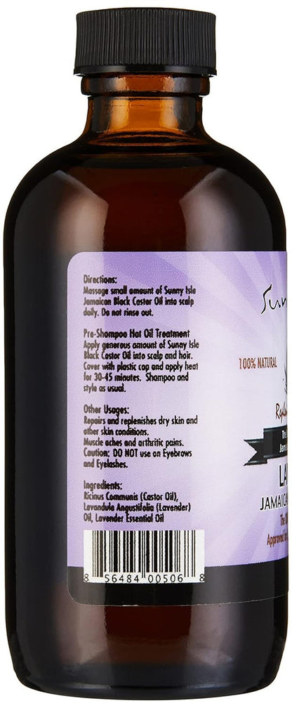 Sunny Isle Jamaican Black Castor Oil - Lavender (4oz)