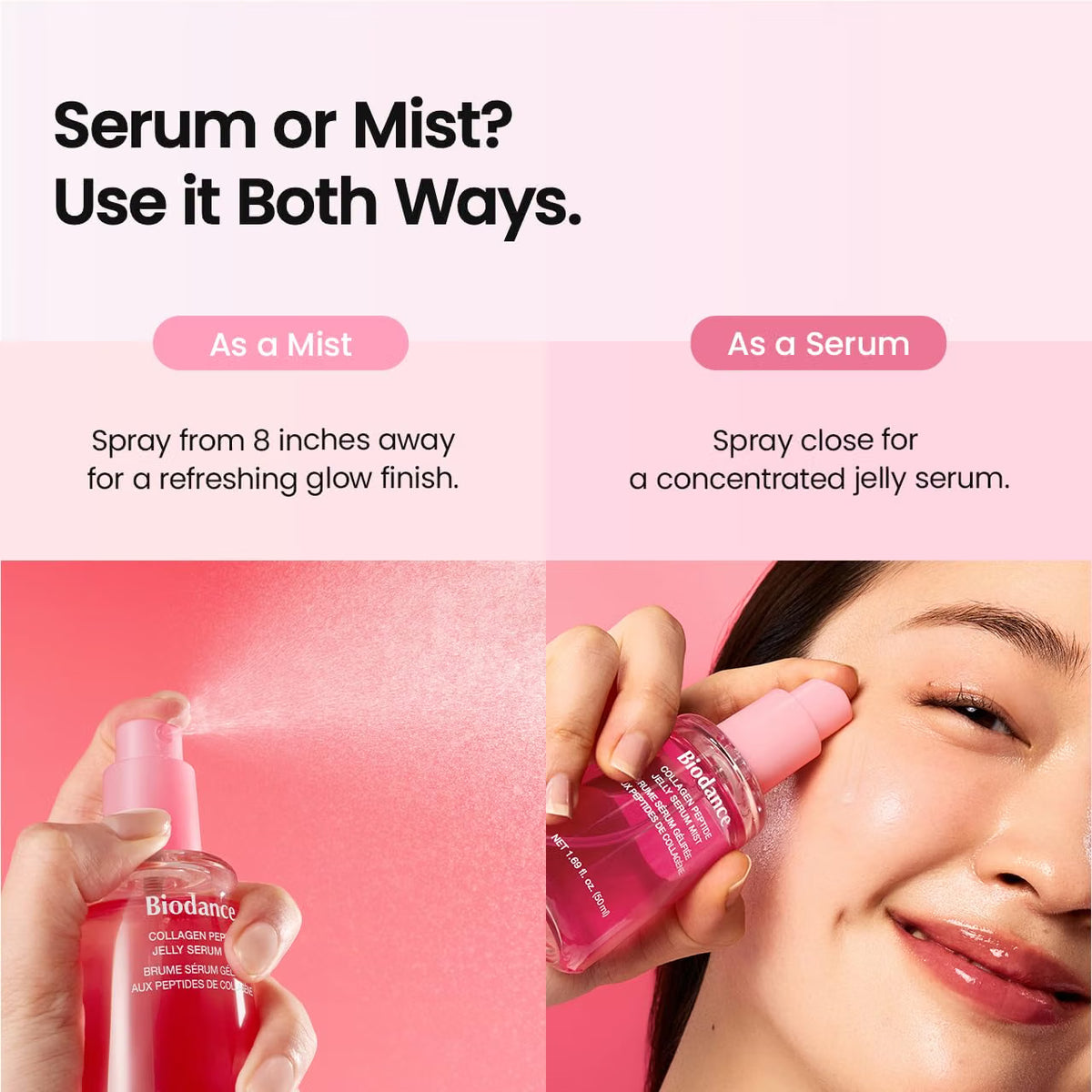 BIODANCE Collagen Peptides Jelly Serum Mist (1.69oz)